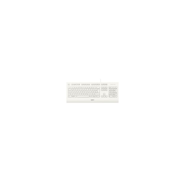 Logitech K280E Pro f/ Business - Volle Größe (100%) - Kabelgebunden - USB - QWERTZ - Weiß