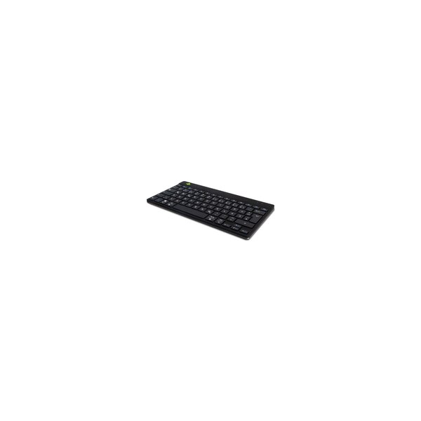 R-Go Ergonomische Tastatur R-Go Compact Break - kompakte Tastatur mit Pausensoftware - QWERTZ (DE) - Bluetooth - Schwarz - Mini - Kabellos - Bluetooth - Scherenschalter - QWERTZ - Schwarz