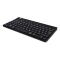 R-Go Ergonomische Tastatur R-Go Compact Break - kompakte Tastatur mit Pausensoftware - QWERTZ (DE) - Bluetooth - Schwarz - Mini - Kabellos - Bluetooth - Scherenschalter - QWERTZ - Schwarz