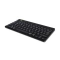 R-Go Ergonomische Tastatur R-Go Compact Break - kompakte Tastatur mit Pausensoftware - QWERTZ (DE) - Bluetooth - Schwarz - Mini - Kabellos - Bluetooth - Scherenschalter - QWERTZ - Schwarz