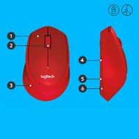 Logitech M330 SILENT PLUS - Maus - 3 Tasten