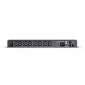 CyberPower Systems CyberPower PDU81005 - Rackmount 1U - Switched PDU - Metered-by-Outlet Leistungssteuerung - Eingang 230V/16A (1) - Ausgang IEC-320 C13 (8) - SNMP-Netzwerkanschluss - PowerPanel Software - Überwacht - Geändert - 1U - Einphasig - Horizonta