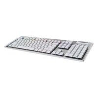 Logitech G G915 X LIGHTSPEED, Verkabelt & Kabellos, USB + RF Wireless + Bluetooth, Mechanischer Switch, QWERTZ, LED, Weiß