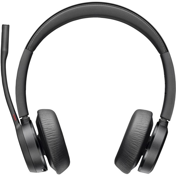 Poly Voyager 4320-M + USB-A-an-USB-C-Kabel + BT700 Dongle - Kabellos - Büro/Callcenter - 20 - 20000 Hz - 162 g - Kopfhörer - Schwarz