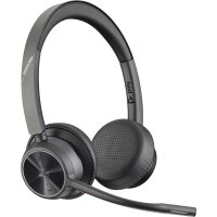 Poly Voyager 4320-M + USB-A-an-USB-C-Kabel + BT700 Dongle - Kabellos - Büro/Callcenter - 20 - 20000 Hz - 162 g - Kopfhörer - Schwarz