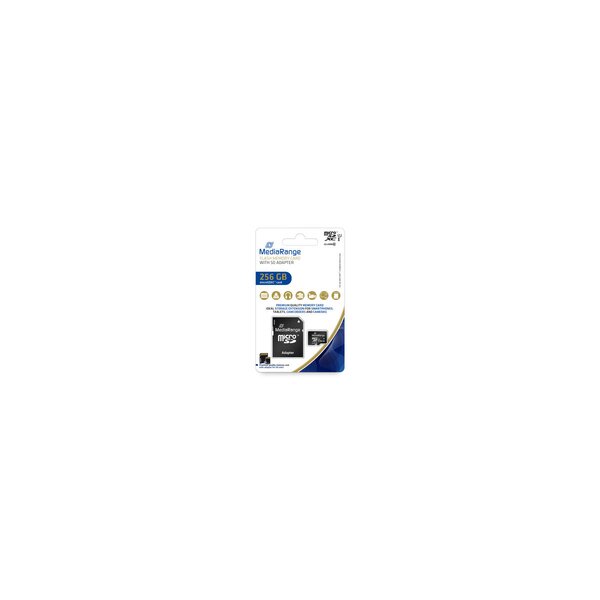 MEDIARANGE MR946 - 256 GB - MicroSDXC - Klasse 10 - UHS-I - 80 MB/s - 10 MB/s