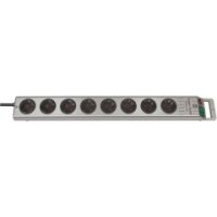 Brennenstuhl Super-Solid Line - 8 AC-Ausgänge - Silber - 2,5 m