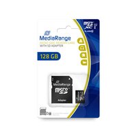 MEDIARANGE MR945, 128 GB, MicroSDXC, Klasse 10, UHS-I, 80 MB/s, 20 MB/s