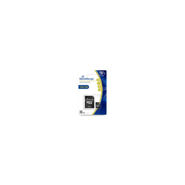 MEDIARANGE MR945 - 128 GB - MicroSDXC - Klasse 10 - UHS-I - 80 MB/s - 20 MB/s