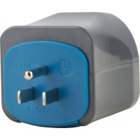 Brennenstuhl Weltreisestecker geerdet - Typ C (Euro-Stecker) - Universal - 250 V - 50 Hz - 10 A - Schwarz