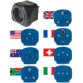 Brennenstuhl Weltreisestecker geerdet - Typ C (Euro-Stecker) - Universal - 250 V - 50 Hz - 10 A - Schwarz