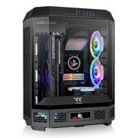 Thermaltake CA-1Z1-00M1WN-00, Midi Tower, PC, Schwarz, ATX, micro ATX, Mini-ITX, SPCC, Gehärtetes Glas, Gaming