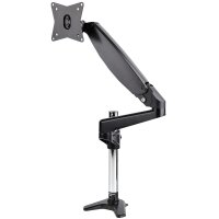 StarTech.com Tisch Monitorhalterung für einen VESA Monitor bis zu 32 Zoll oder 49 Zoll Ultrawide (8kg) - Flexibel/Schwenkbar & Höhenverstelbar - C-Klemme/Tülle - VESA Bildschirm 100x100 - Klemme - 8 kg - 81,3 cm (32") - 124,5 cm (49") - 100 x 100 mm - Sch