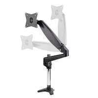 StarTech.com Tisch Monitorhalterung für einen VESA Monitor bis zu 32 Zoll oder 49 Zoll Ultrawide (8kg) - Flexibel/Schwenkbar & Höhenverstelbar - C-Klemme/Tülle - VESA Bildschirm 100x100 - Klemme - 8 kg - 81,3 cm (32") - 124,5 cm (49") - 100 x 100 mm - Sch