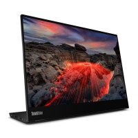 Lenovo ThinkVision M14t, 35,6 cm (14"), 2240 x 1400 Pixel, 2.2K, LED, 8 ms, Schwarz