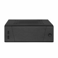 SilverStone Milo 10, Desktop, PC, Schwarz, Mini-ITX,...