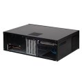 SilverStone SST-GD04B, HTPC, PC, Schwarz, DTX, micro ATX, Mini-ITX, Aluminium, SECC, 1x 120 mm, 2x 120 mm