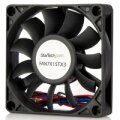 StarTech.com 70mm Gehäuselüfter - Lüfter für PC Gehäuse mit 3-pin Molex Stecker - Ventilator - 7 cm - 3500 RPM - Schwarz