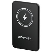 Verbatim Charge n Go, 5000 mAh, Lithium Polymer (LiPo), Quick Charge 3.0, Kabelloses Aufladen, Schwarz