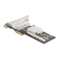 Delock PCI Express x4 Karte zu 4 x SFP Slot LAN i350 - Netzwerkkarte - PCI-Express