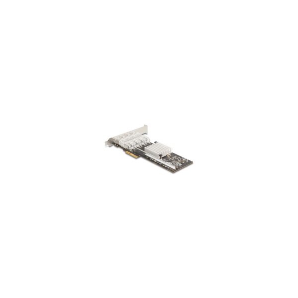 Delock PCI Express x4 Karte zu 4 x SFP Slot LAN i350 - Netzwerkkarte - PCI-Express