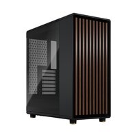 Fractal Design North  - Midi Tower - PC - Schwarz - ATX - micro ATX - Mini-ITX - Stahl - Gehärtetes Glas - 17 cm