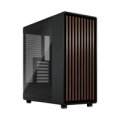 Fractal Design North  - Midi Tower - PC - Schwarz - ATX - micro ATX - Mini-ITX - Stahl - Gehärtetes Glas - 17 cm