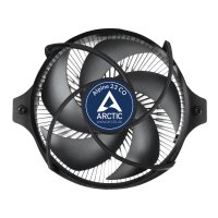 Arctic Alpine 23 CO - Kompakter AMD CPU-Kühler für den Dauerbetrieb, Luftkühlung, 9 cm, 200 RPM, 2700 RPM, 0,3 Sone, Aluminium, Schwarz