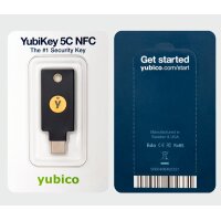 YUBICO YubiKey 5C NFC, Schwarz, 4096-bit RSA, 2048-bit RSA, Google account, Microsoft account, Salesforce.com, CCID smart card, FIDO HID device, HID keyboard, RSA 2048, RSA 4096 (PGP), ECC p256, ECC p384, USB