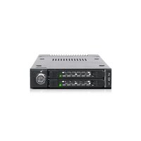 Icy Dock ToughArmor MB834M2K-B, SSD-Gehäuse, M.2, SAS, 32 Gbit/s, Hot-Swap, Schwarz