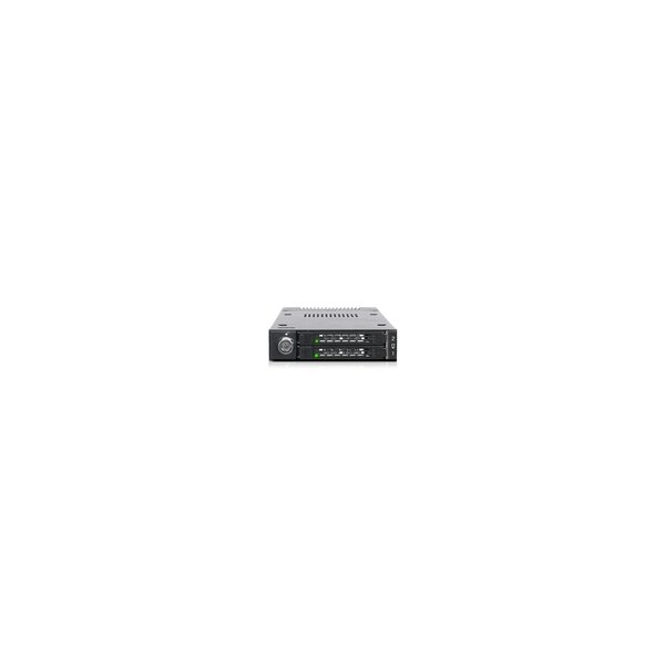 Icy Dock ToughArmor MB834M2K-B - SSD-Gehäuse - M.2 - SAS - 32 Gbit/s - Hot-Swap - Schwarz