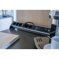 Brennenstuhl 1391020410 - 1,8 m - Indoor - Abgewinkelt - IP20 - Schwarz - Silber - 4 AC-Ausgänge