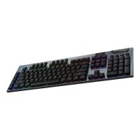 Logitech G G915 X LIGHTSPEED, Verkabelt & Kabellos, USB + RF Wireless + Bluetooth, Mechanischer Switch, QWERTY, LED, Schwarz