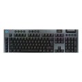 Logitech G G915 X LIGHTSPEED, Verkabelt & Kabellos, USB + RF Wireless + Bluetooth, Mechanischer Switch, QWERTY, LED, Schwarz