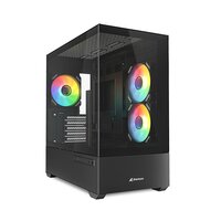 Sharkoon Gehäuse MK6 RGB Micro-ATX 1xGlas schwa -...