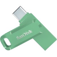 SanDisk Ultra Dual Drive Go USB 64GB - 64 GB - USB Type-A / USB Type-C - 3.2 Gen 1 (3.1 Gen 1) - 150 MB/s - Drehring - Grün
