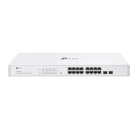 TP-LINK 16-Port Gigabit Smart Switch with 2 SFP Slots - Switch - 0,1 Gbps