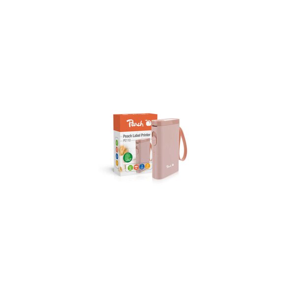 Peach Etikentendrucker PE110 pink - Etiketten-/Labeldrucker - Thermotransferdruck