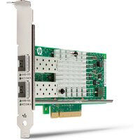 HP Intel X550 10GBASE-T NIC mit 2 Anschlüssen, Eingebaut, Kabelgebunden, Ethernet, 10000 Mbit/s, Grün, Silber
