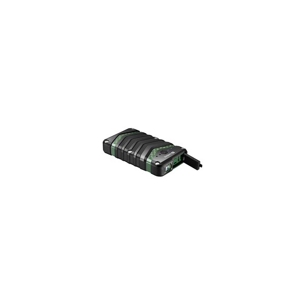 SANDBERG Survivor Powerbank 20100 - 20000 mAh - Lithium-Ion (Li-Ion) - Schwarz - Grün