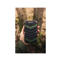 SANDBERG Survivor Powerbank 20100 - 20000 mAh - Lithium-Ion (Li-Ion) - Schwarz - Grün