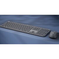 Logitech MK950 Signature for Business, Kabellos, RF Wireless + Bluetooth, Scherenschalter, QWERTY, Graphit, Maus enthalten