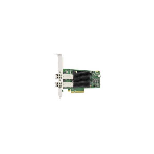 HPE Broadcom LPE32002-M2 - Eingebaut - Kabelgebunden - PCI Express - Faser - 3200 Mbit/s - Schwarz - Grün - Grau