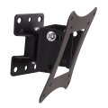 Techly Wandhalterung für 1 LCD TV LED 13"-30", neigbar, drehbar 1 Gelenk, schwarz