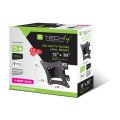 Techly Wandhalterung für 1 LCD TV LED 13"-30", neigbar, drehbar 1 Gelenk, schwarz