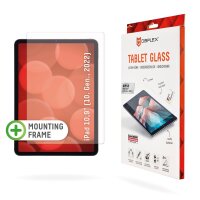 E.V.I. Displex Tablet Glass (9H) für Apple iPad 10,9 (10. Gen.), Eco-Montagerahmen L-Form, unzerbrechlich, 27,7 cm (10.9 Zoll), 9H, Glas, 20,4 g, 1 Stück(e)