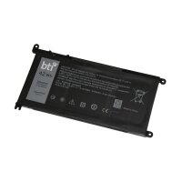 BTI 3C BATTERY DELL INSPIRON 53 OEM: WDX0R 3CRH3 - 3680 mAh - Lithium Polymer (LiPo) - 11,4 V - Schwarz - 1 Stück(e)