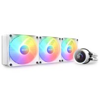 NZXT Kraken 360 RGB, All-in-One-Flüssigkeitskühler, 12 cm, 78,02 cfm, Weiß