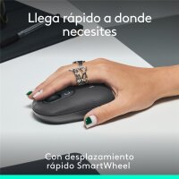 Logitech Pop Mouse with emoji Graphite - Maus - 1.000 dpi