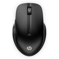 HP 430 Wireless-Maus für mehrere Geräte, Beidhändig, Optisch, RF Wireless + Bluetooth, 1200 DPI, Schwarz